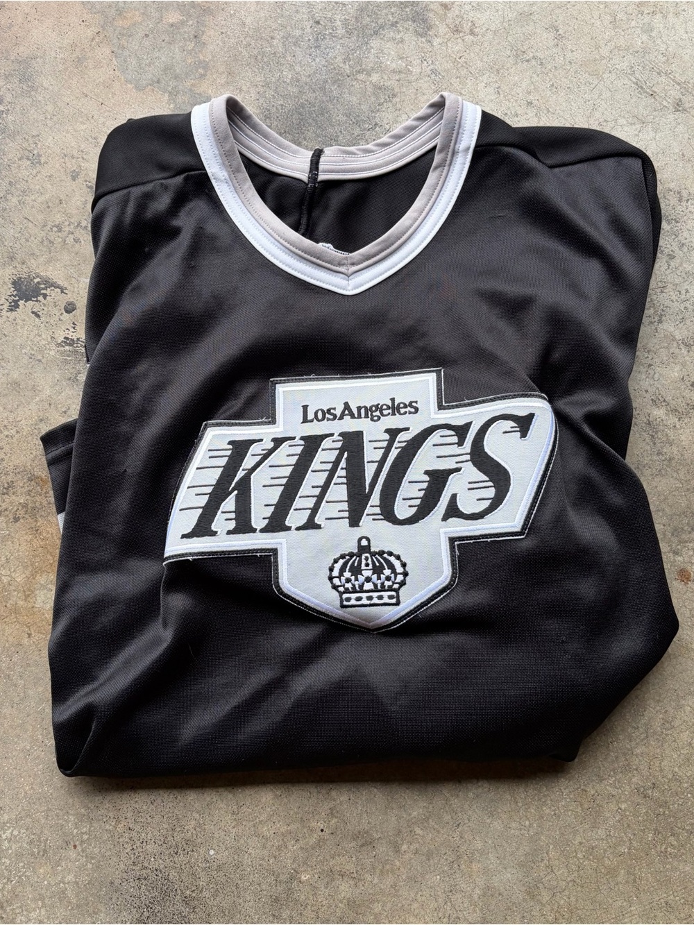 Vintage 90s CCM Los Angeles Kings LA NHL Hockey Jersey Black